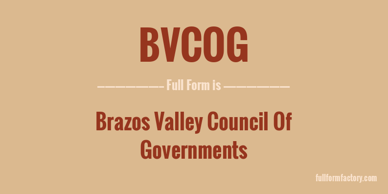 bvcog-full-form
