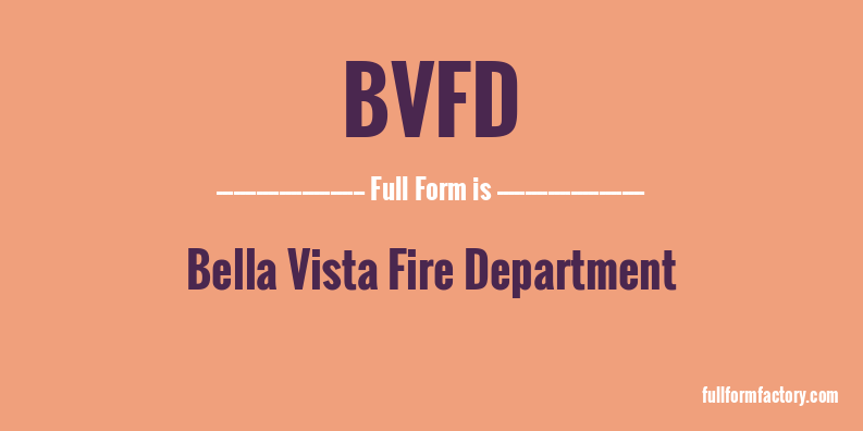 bvfd-full-form