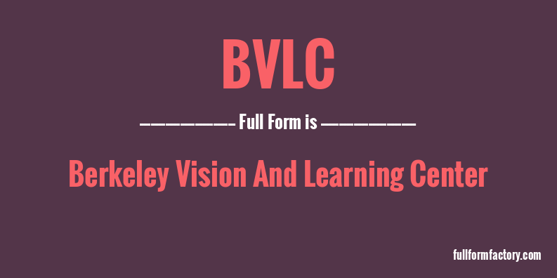 bvlc-full-form