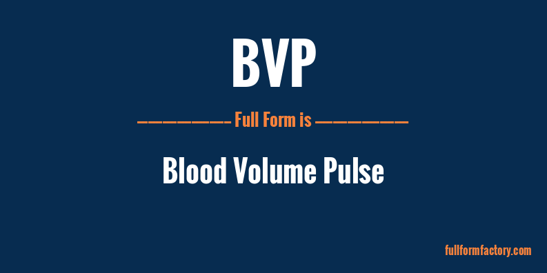 bvp-full-form