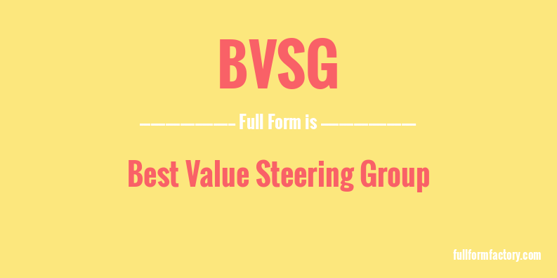 bvsg-full-form