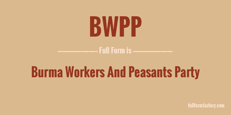 bwpp-full-form