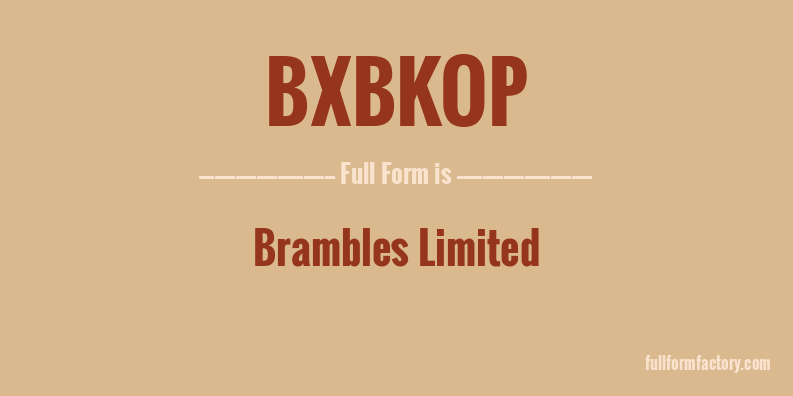 bxbkop-full-form