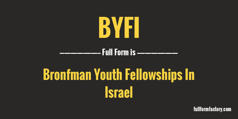 byfi-full-form