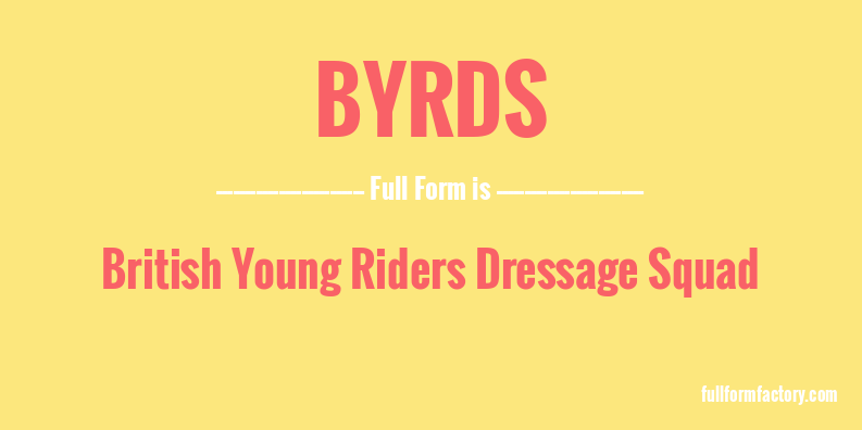 byrds-full-form