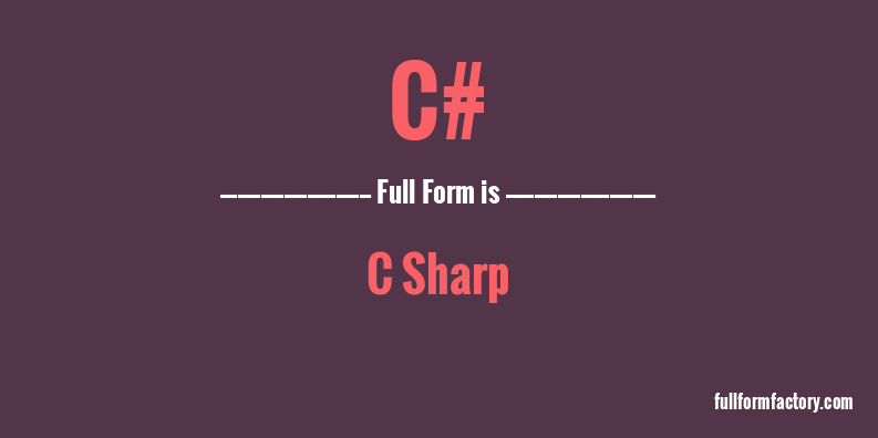 c#-full-form