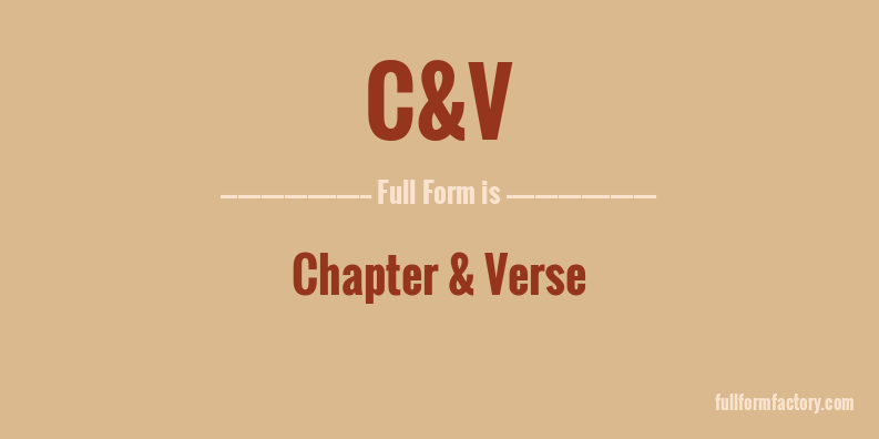 c&v-full-form