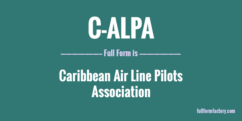 c-alpa-full-form