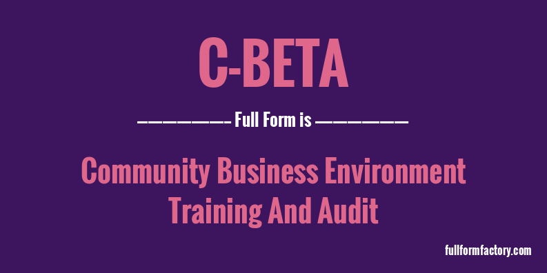 c-beta-full-form