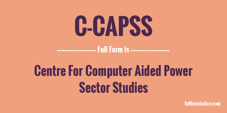 c-capss-full-form