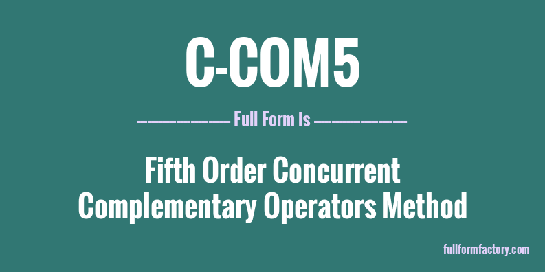 c-com5-full-form