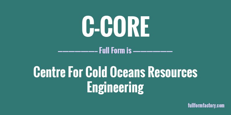 c-core-full-form