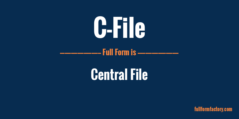 c-file-full-form