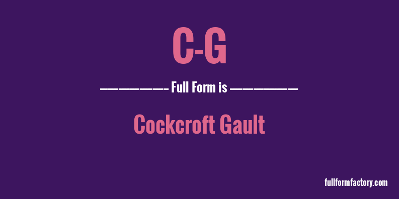 c-g-full-form