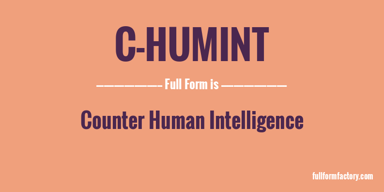 c-humint-full-form