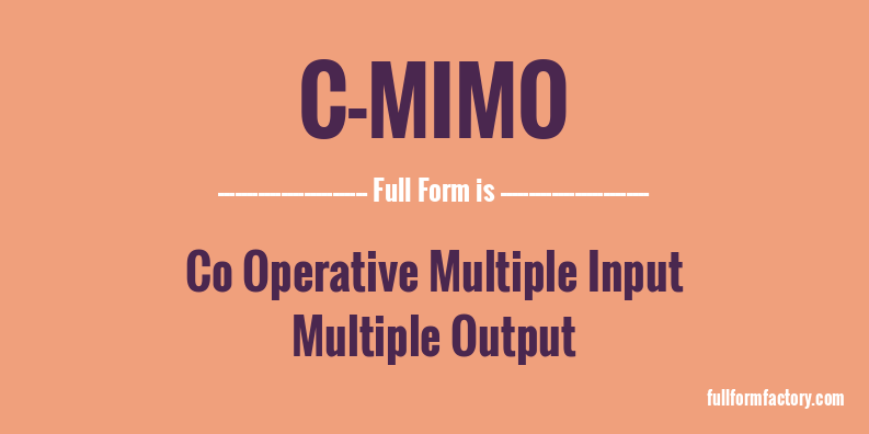 c-mimo-full-form