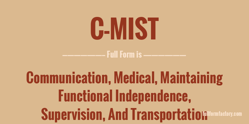 c-mist-full-form