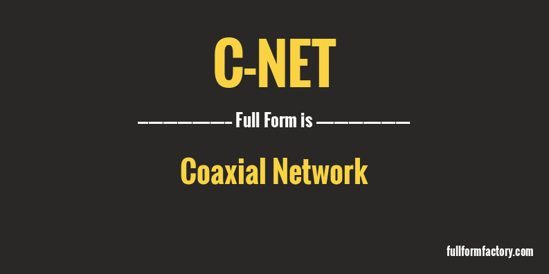 c-net-full-form