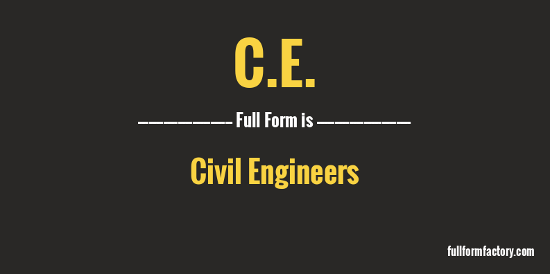 c.e.-full-form