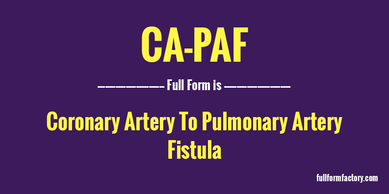 ca-paf-full-form
