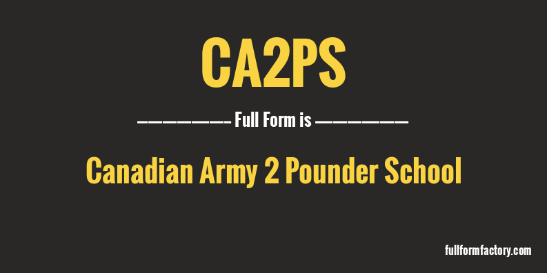 ca2ps-full-form