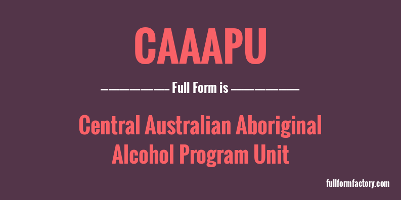 caaapu-full-form
