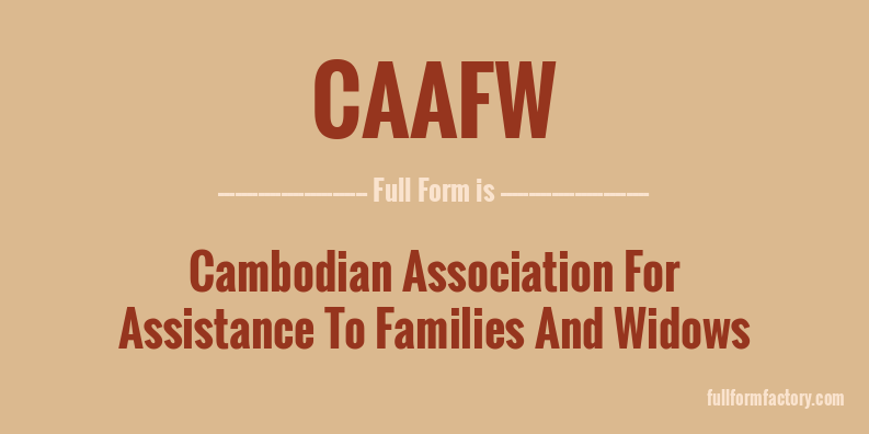 caafw-full-form