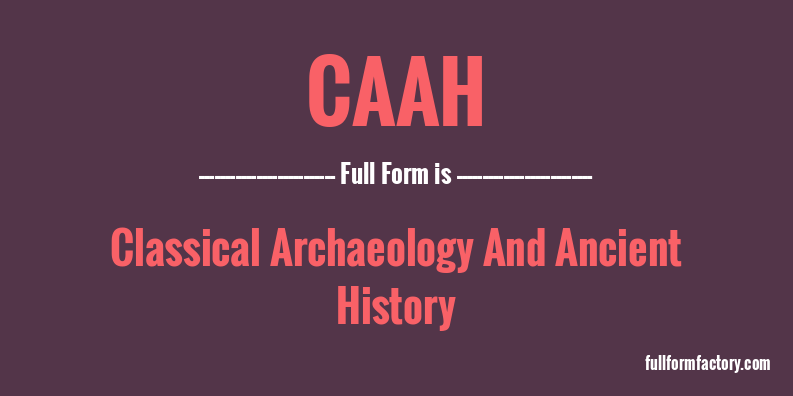 caah-full-form