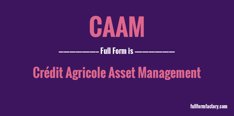 caam-full-form