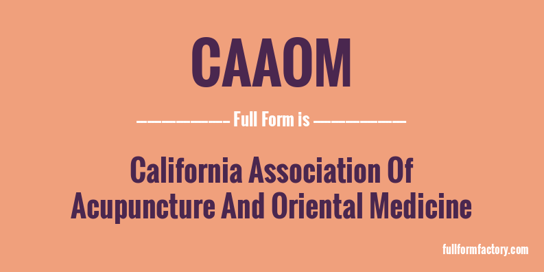 caaom-full-form