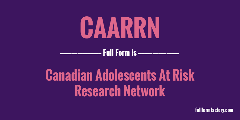 caarrn-full-form