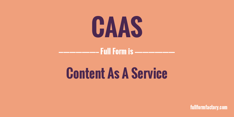 caas-full-form