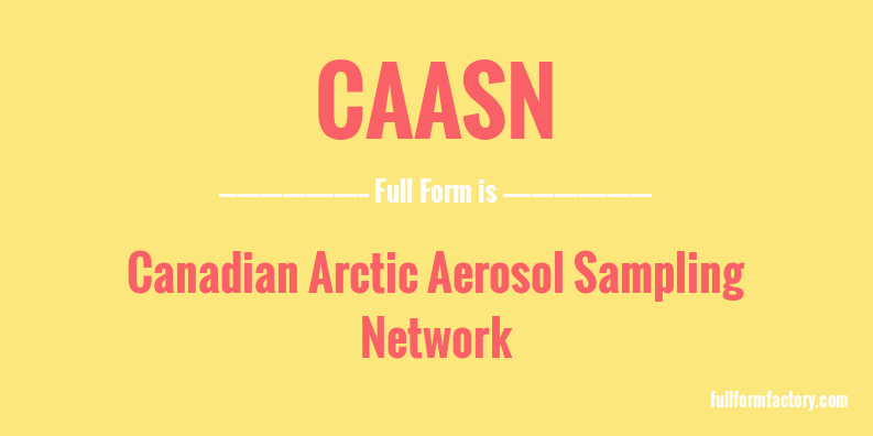 caasn-full-form