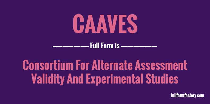 caaves-full-form