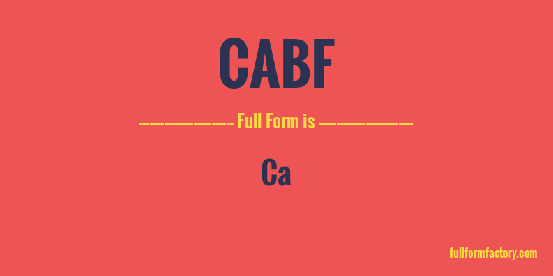cabf-full-form
