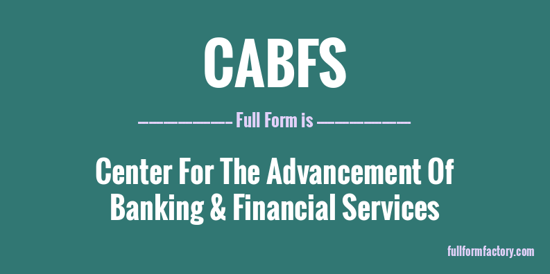 cabfs-full-form
