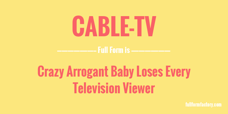 cable-tv-full-form