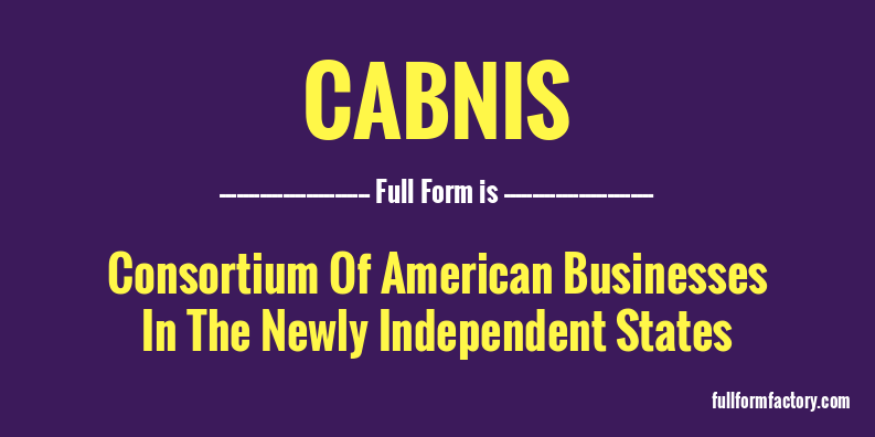 cabnis-full-form