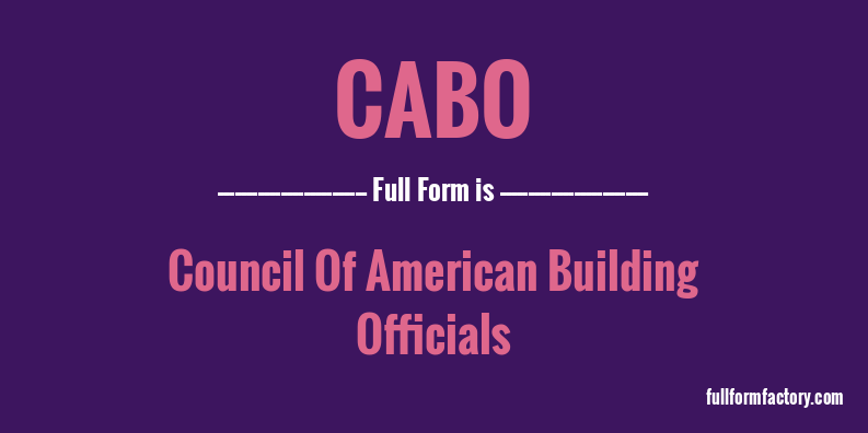 cabo-full-form