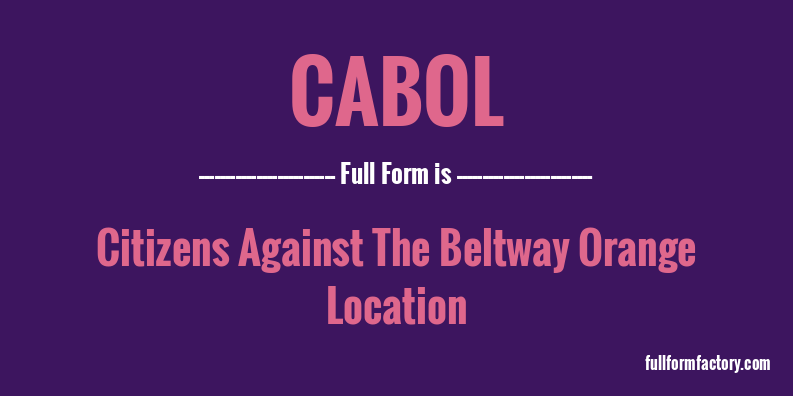 cabol-full-form
