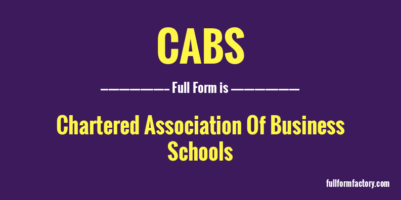 cabs-full-form