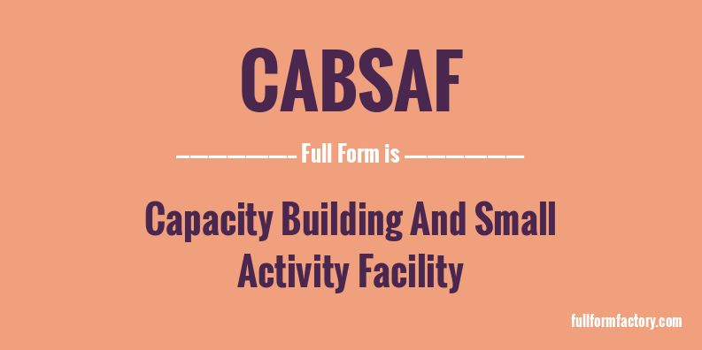 cabsaf-full-form