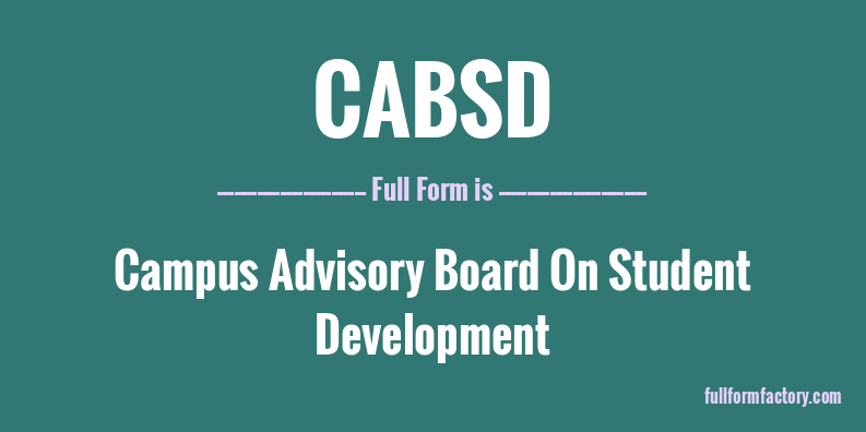 cabsd-full-form