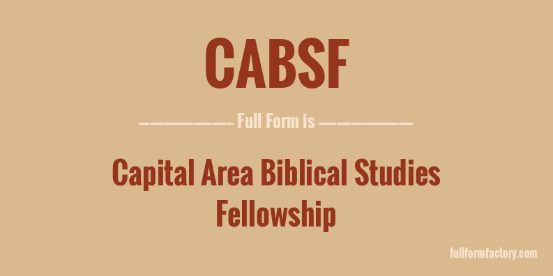 cabsf-full-form