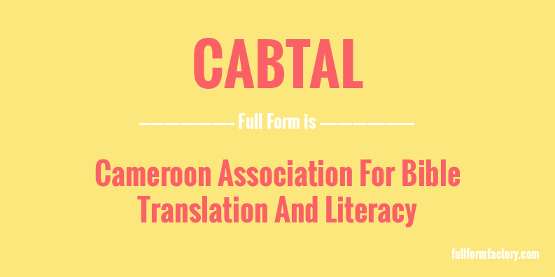 cabtal-full-form