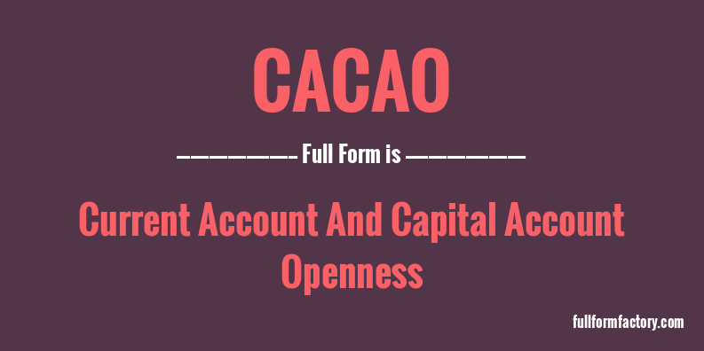 cacao-full-form