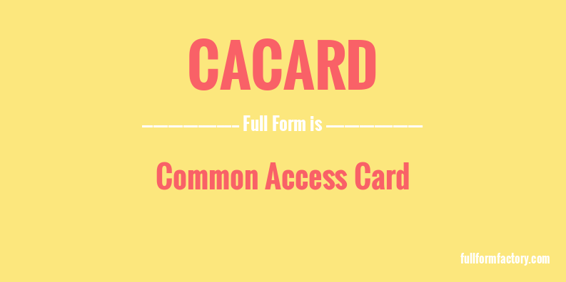 cacard-full-form