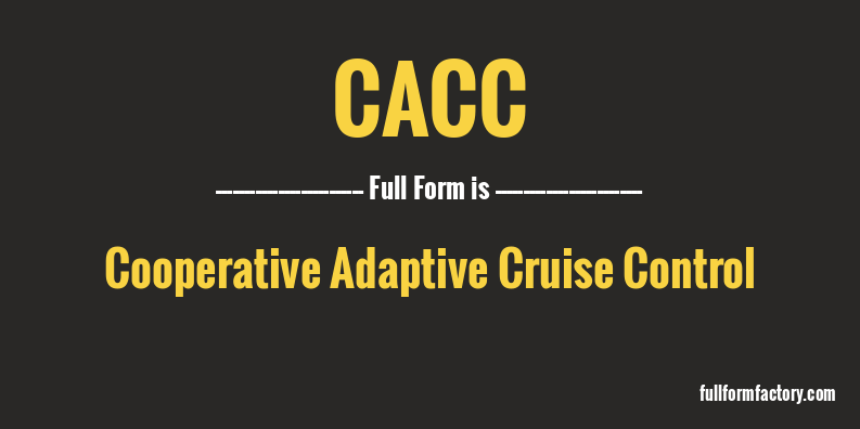 cacc-full-form