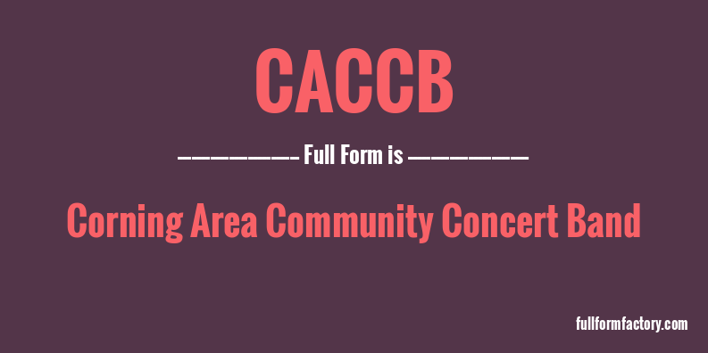 caccb-full-form