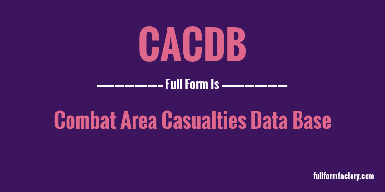 cacdb-full-form